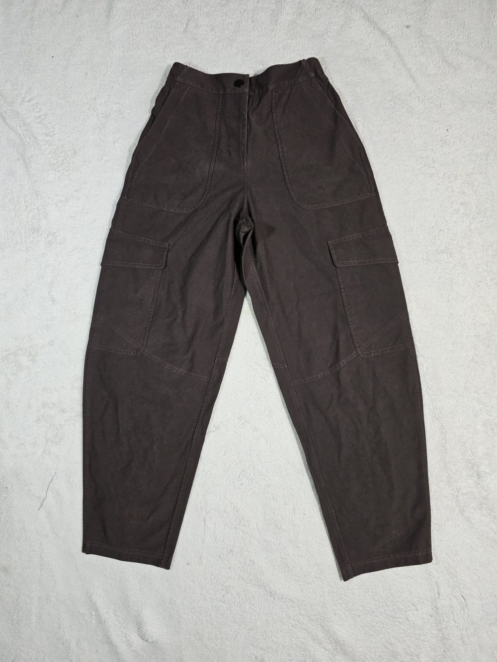 Lululemon Utilitech Cargo Pants Brown Pockets High Rise Crop Womens Size 24 - Picture 4 of 10